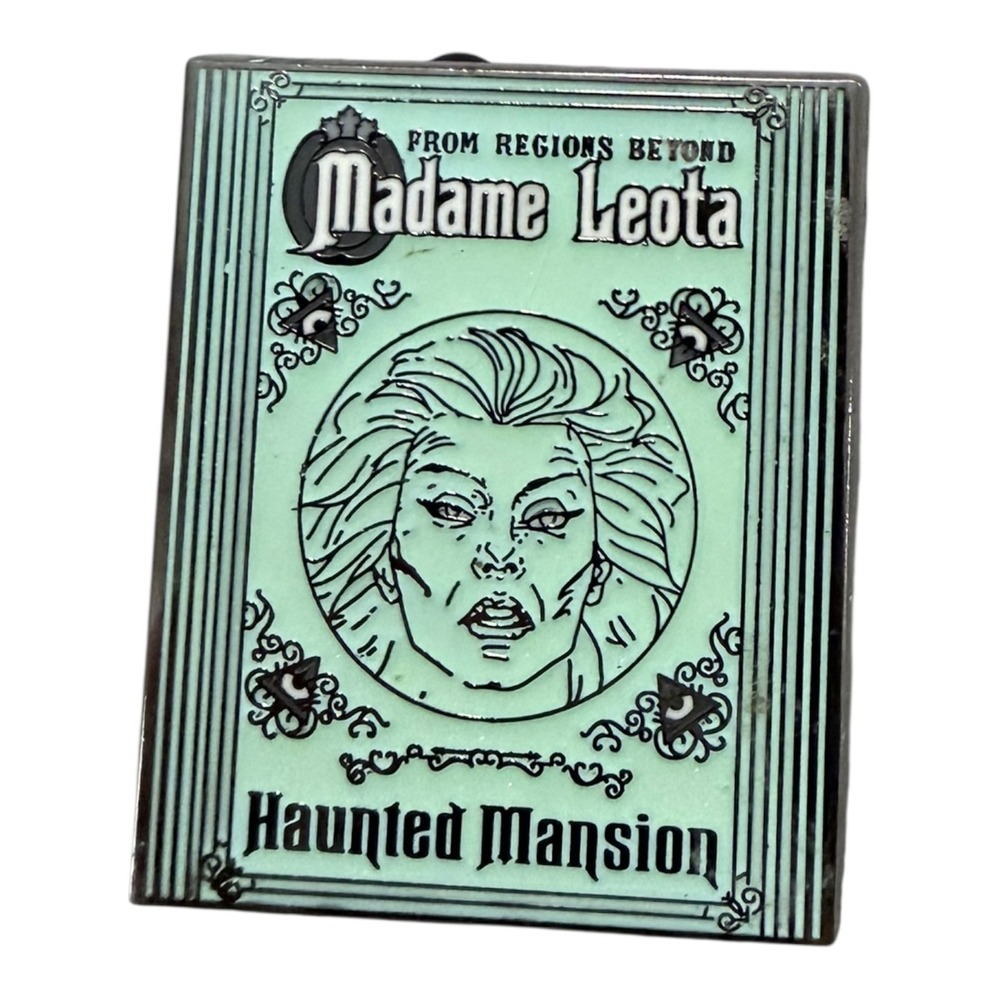 Disney Pin Haunted Mansion Madame Leota Regions Beyond Green 2014 Trading Pin